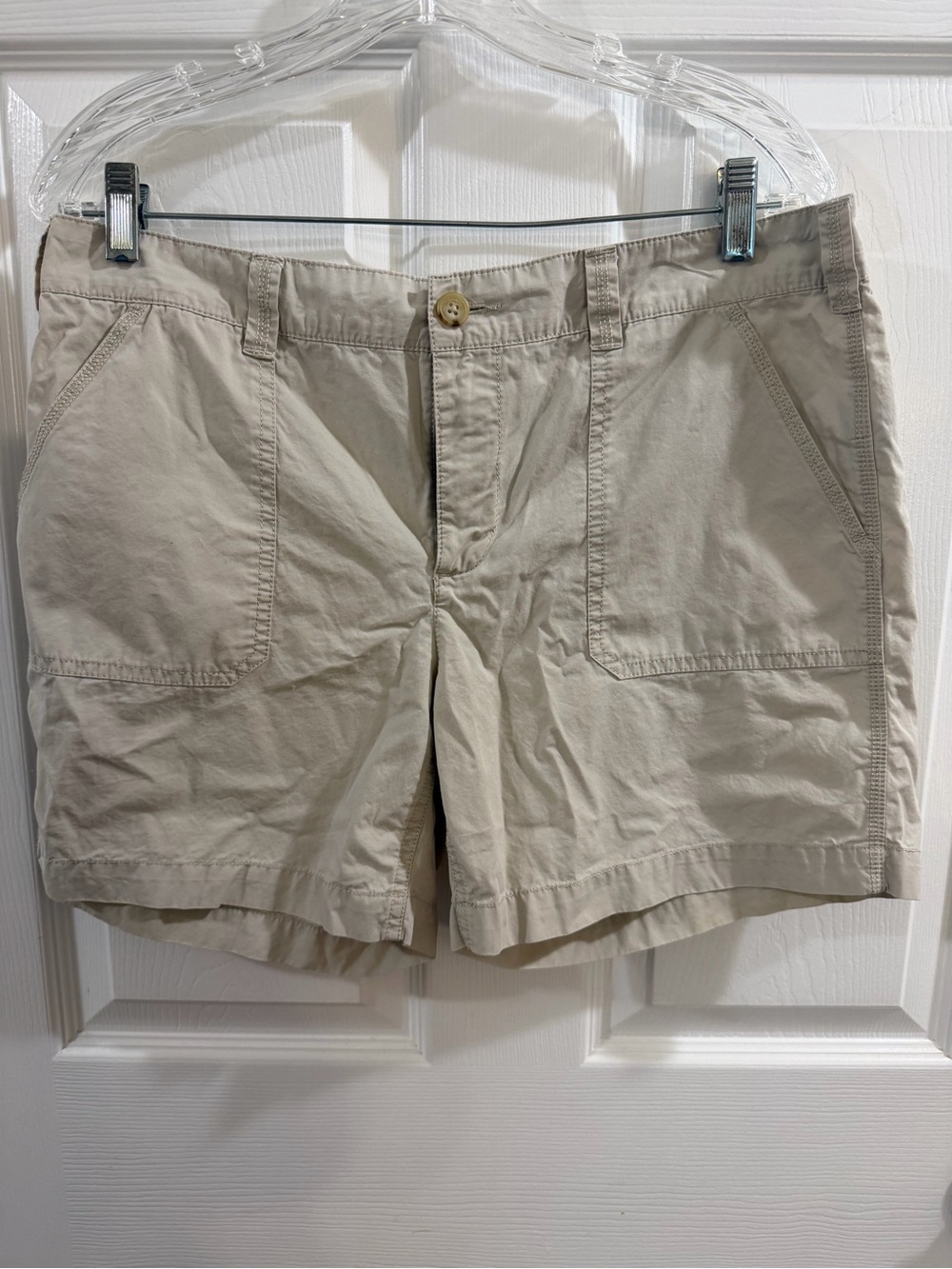 Ralph Lauren Light Khaki Cotton Blend Shorts